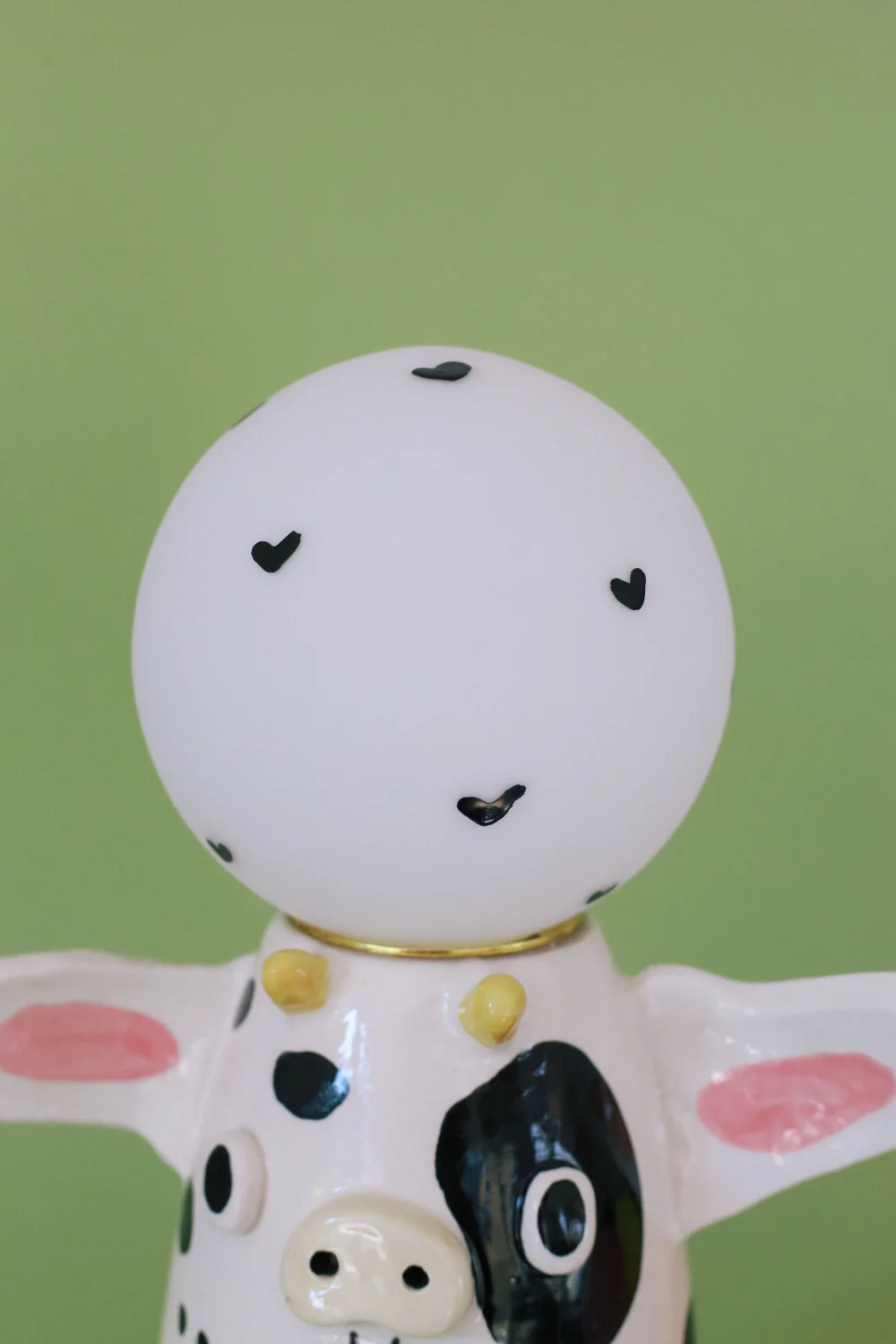 klosz w czarne serca