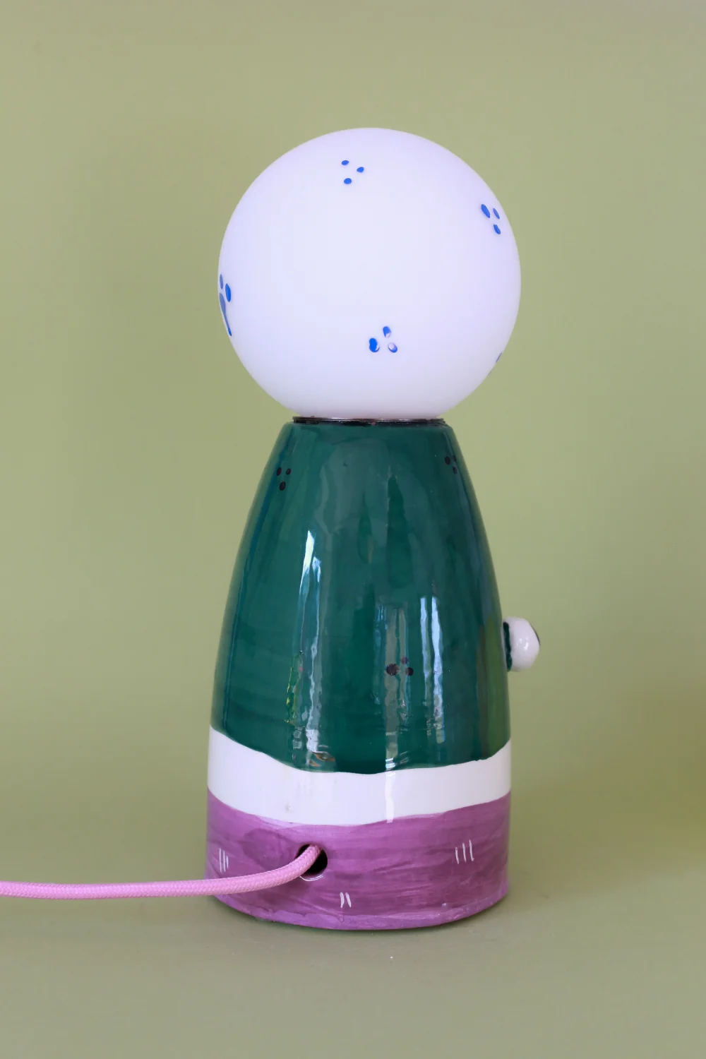 lampa kaczka różowy kabel