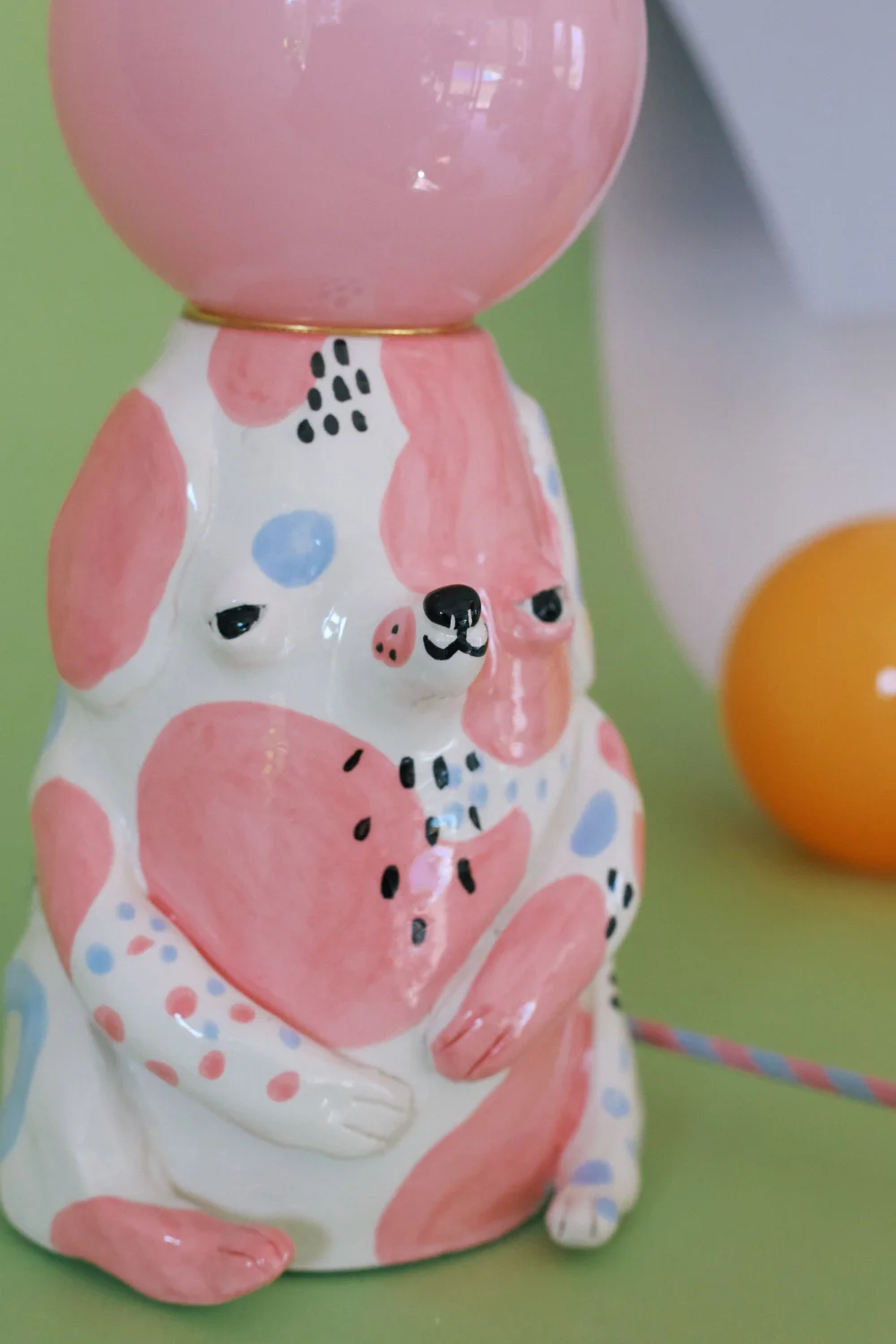 lampa grubcio różowy