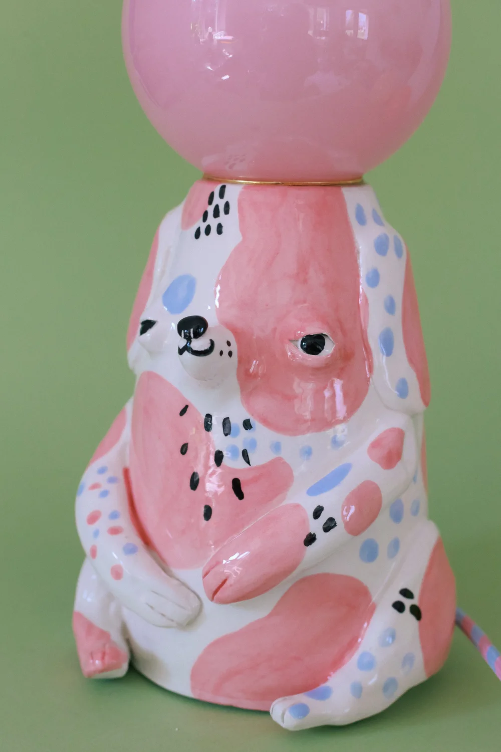 lampa grubcio różowy