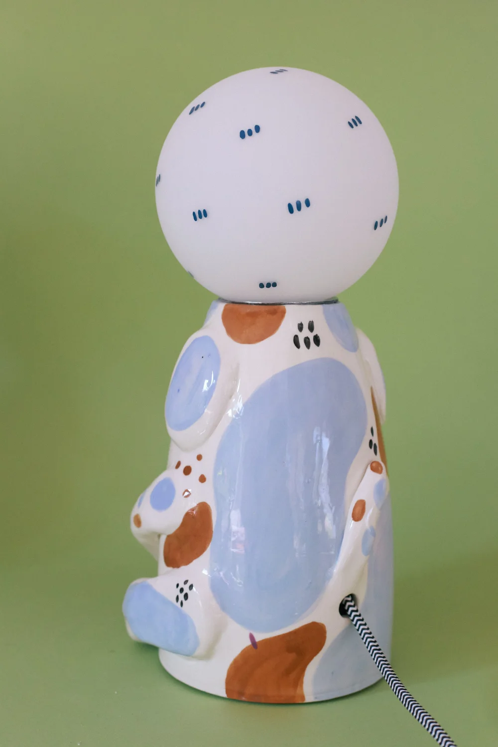 lampa grubcio niebieski