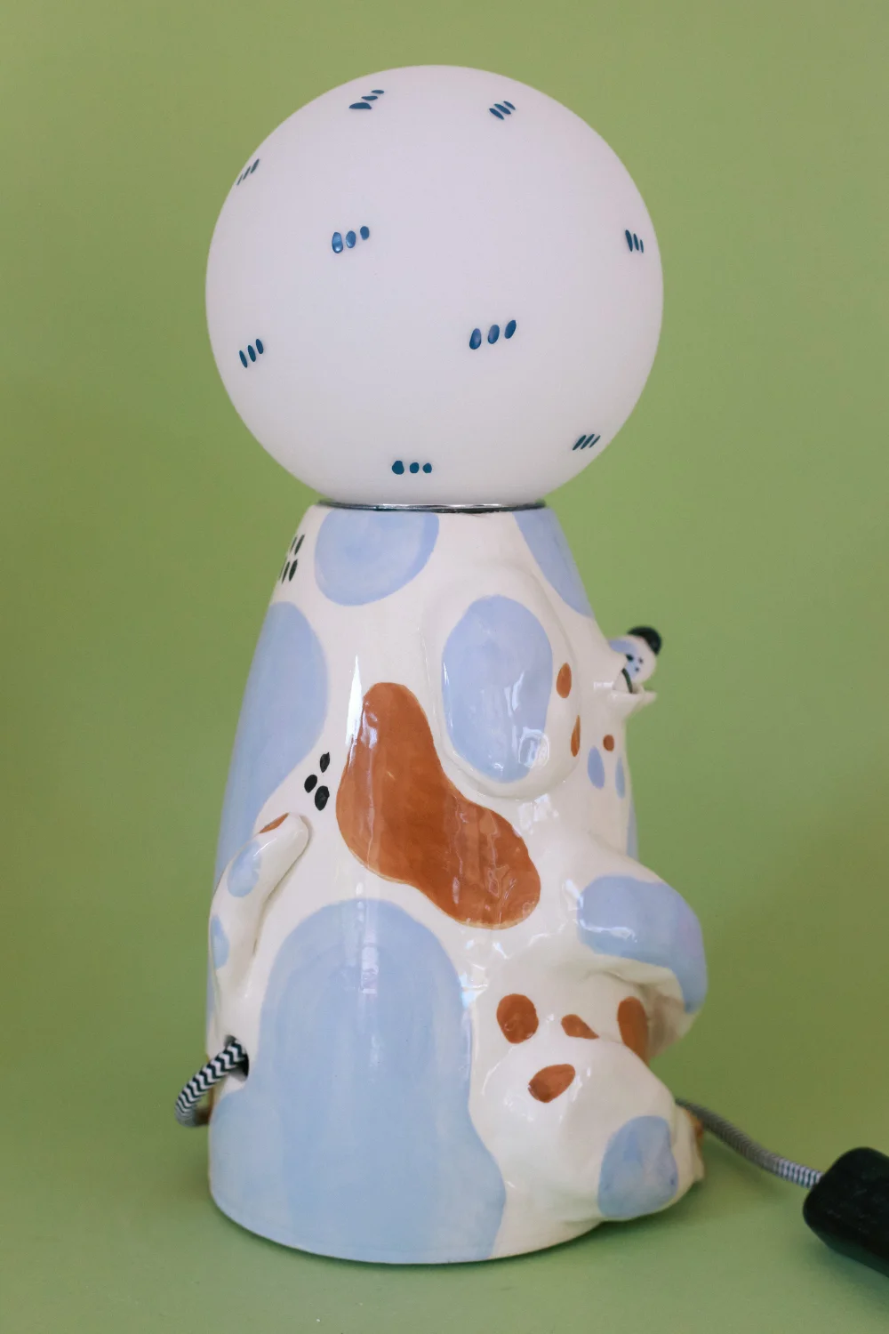 lampa grubcio niebieski