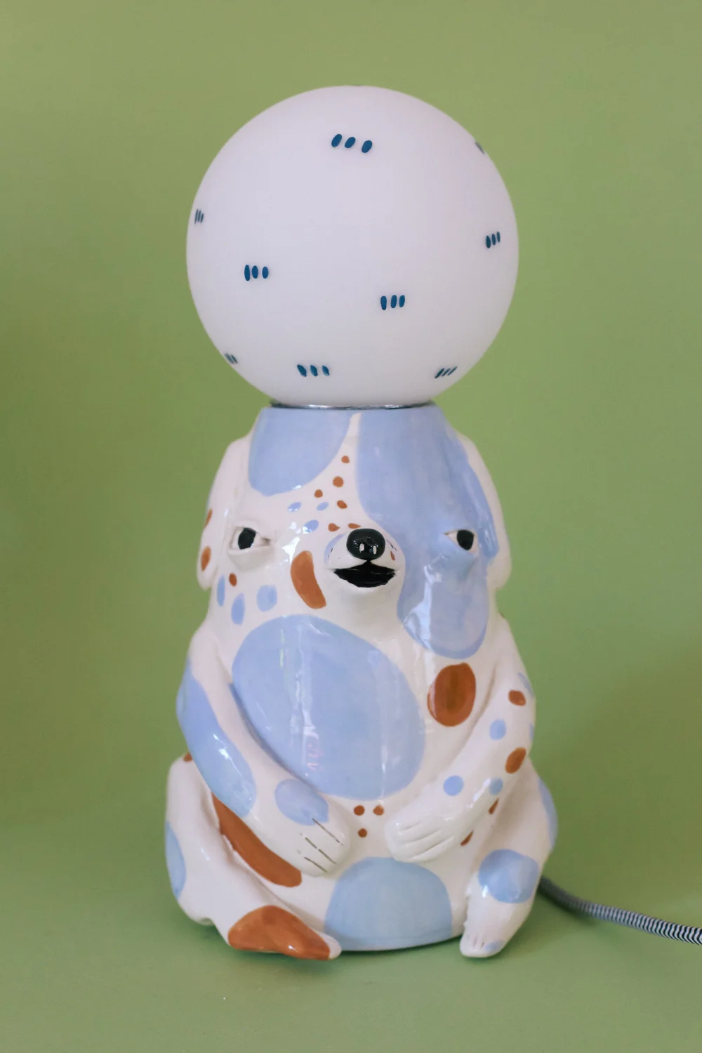 lampa grubcio niebieski