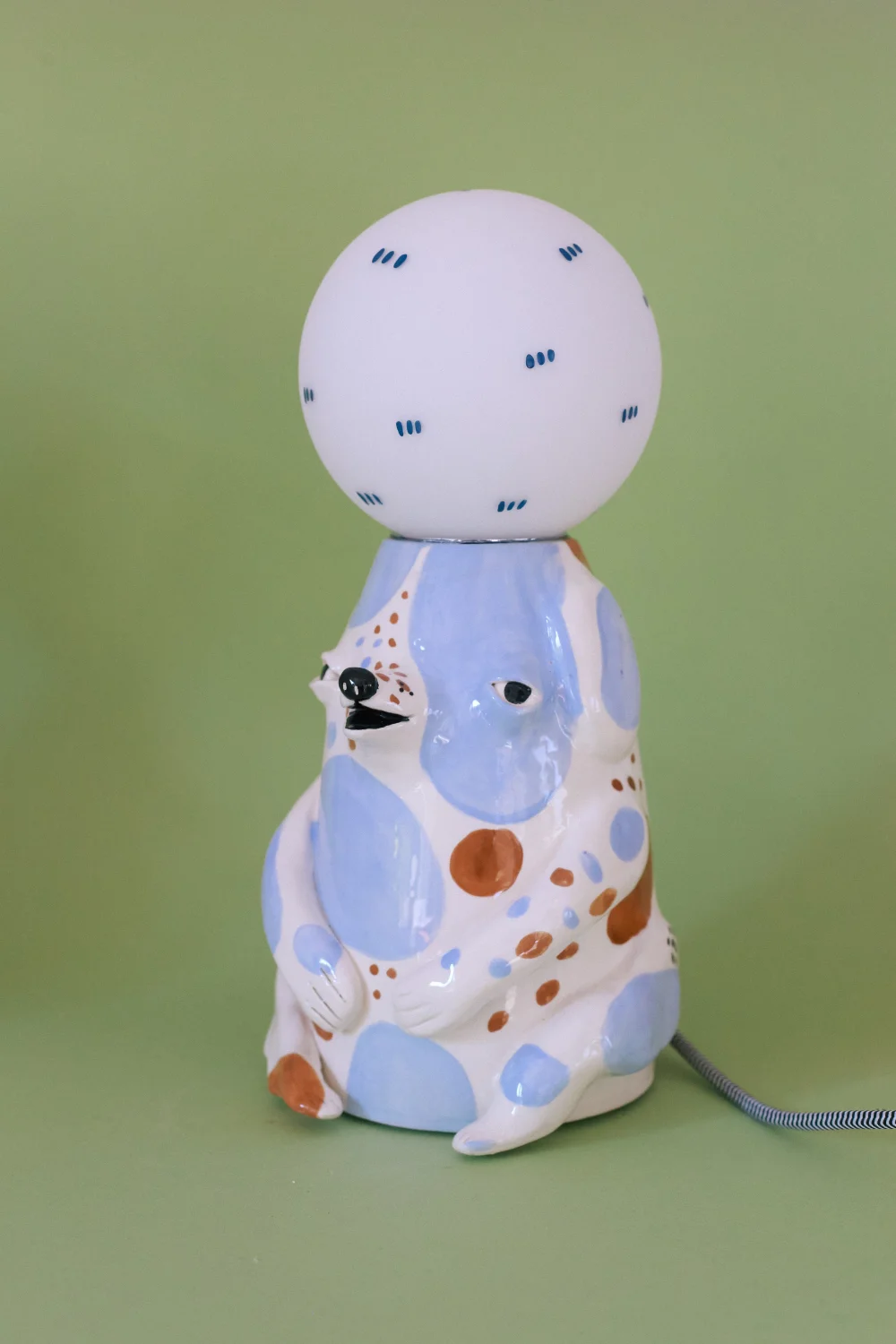 lampa grubcio niebieski