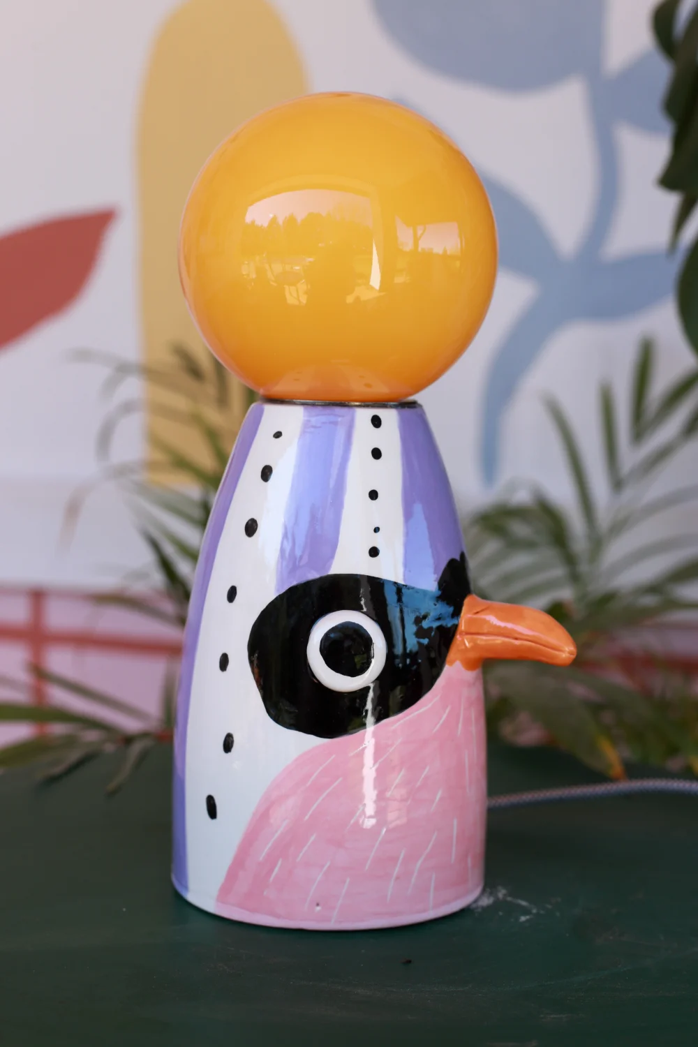 lampa ptak fioletowy