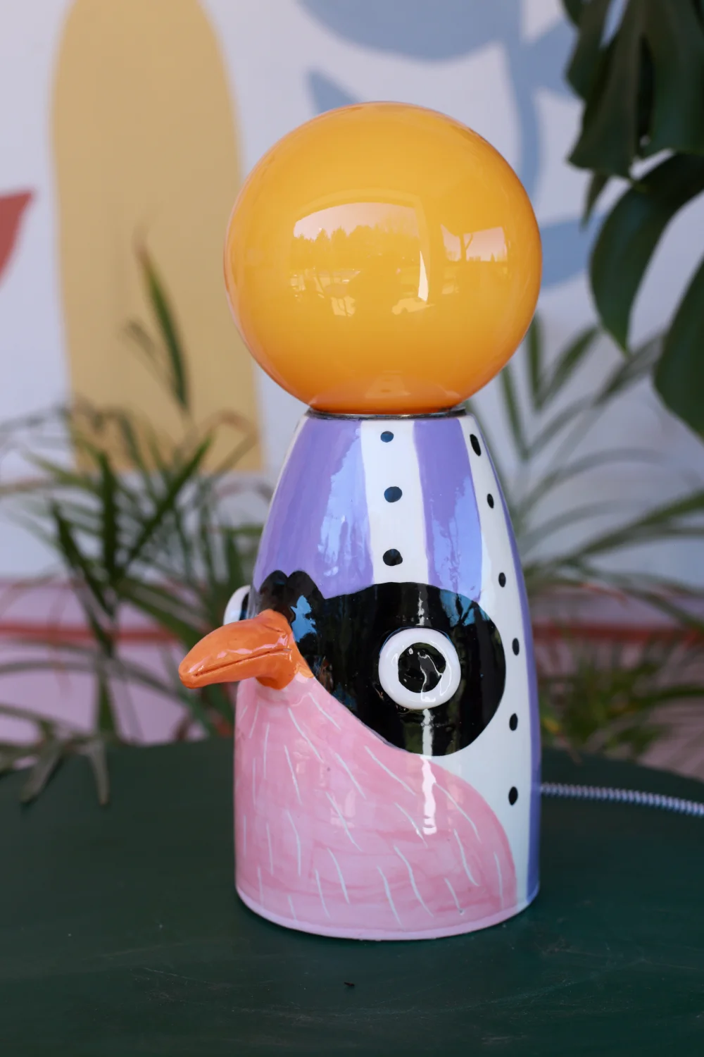 lampa ptak fioletowy