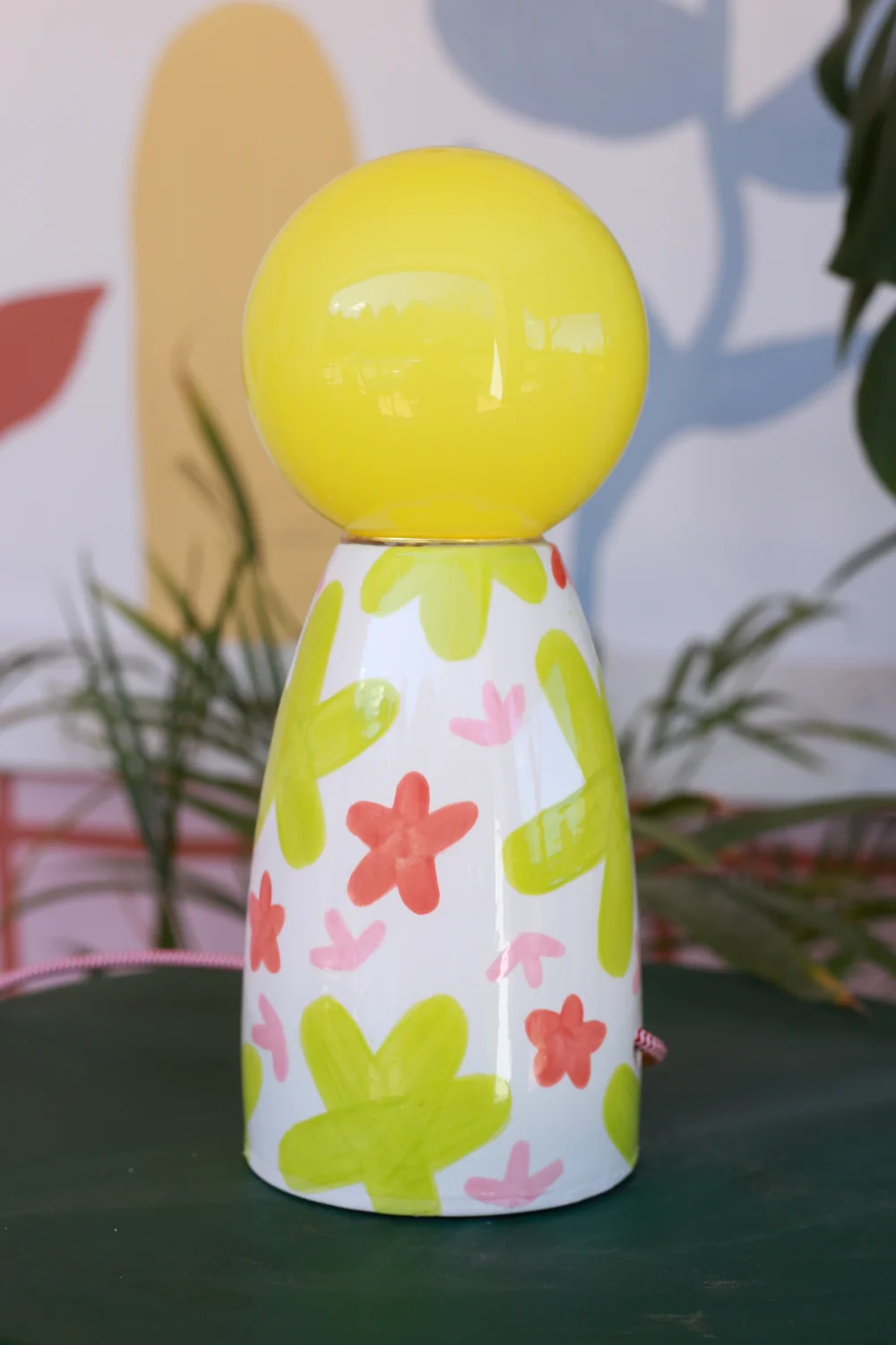 lampa abstrakcyjna kwiatkowa