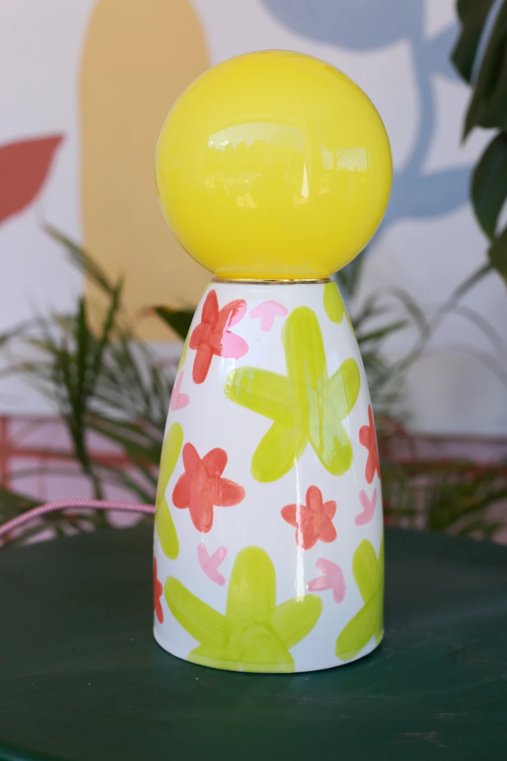 lampa abstrakcyjna kwiatkowa