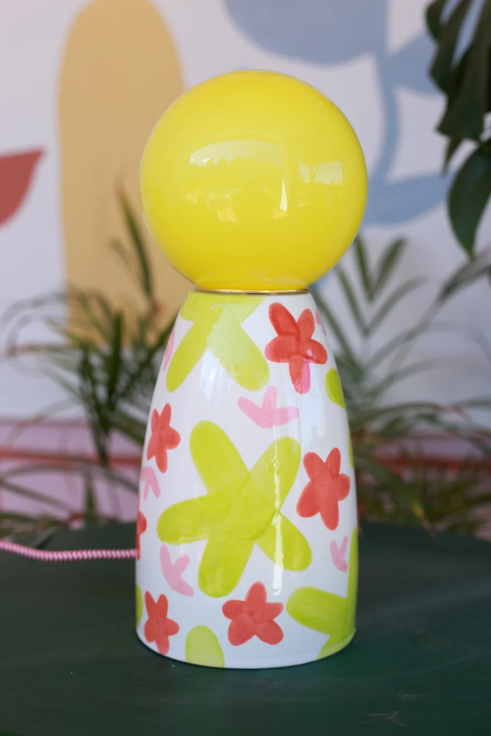 lampa abstrakcyjna kwiatkowa