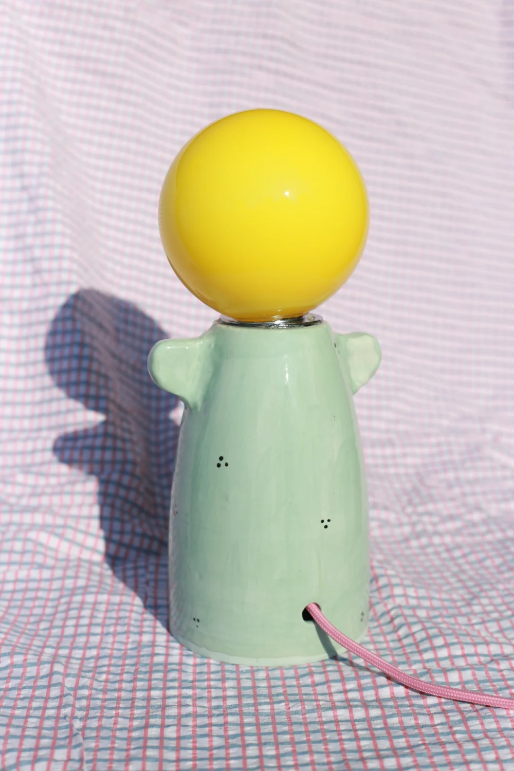 lampa  błękitna żaba