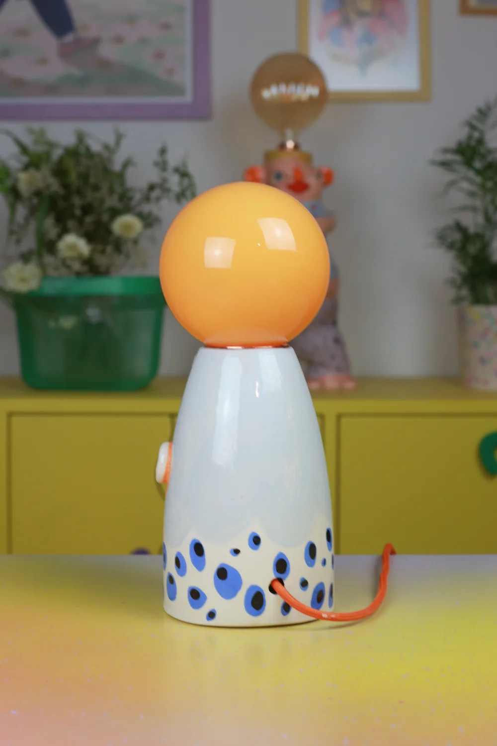 lampa ptak kolory jasne
