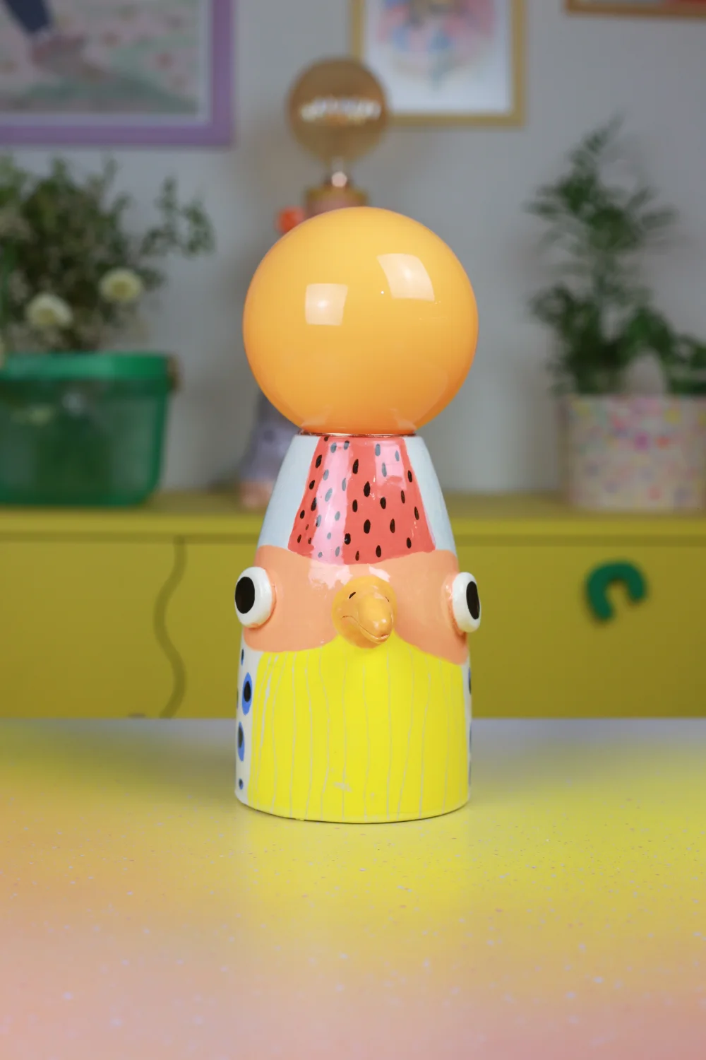 lampa ptak kolory jasne
